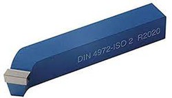 Herramienta de torno de placa soldada ISO 2, DIN 4972 a 45° izquierda