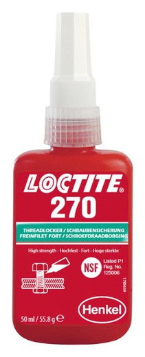Fijación de tornillos Loctite 270 50ml alta resistencia