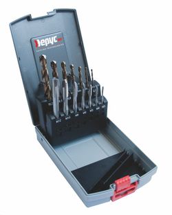Estuche Macho Maquina Para Metal Hss+ Broca M3-12 Hepyc