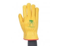 Guante De Piel Amarilla De Vacuno Talla 8