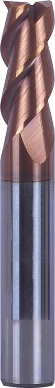 Juego 4 Fresas Metal Duro De 3 Labios Con Recubrimiento Red