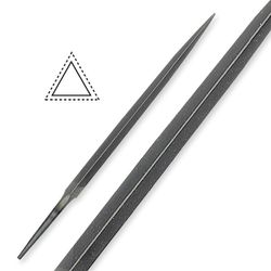 Lima De Taller Triangular Con Picado Basto De Vallorbe