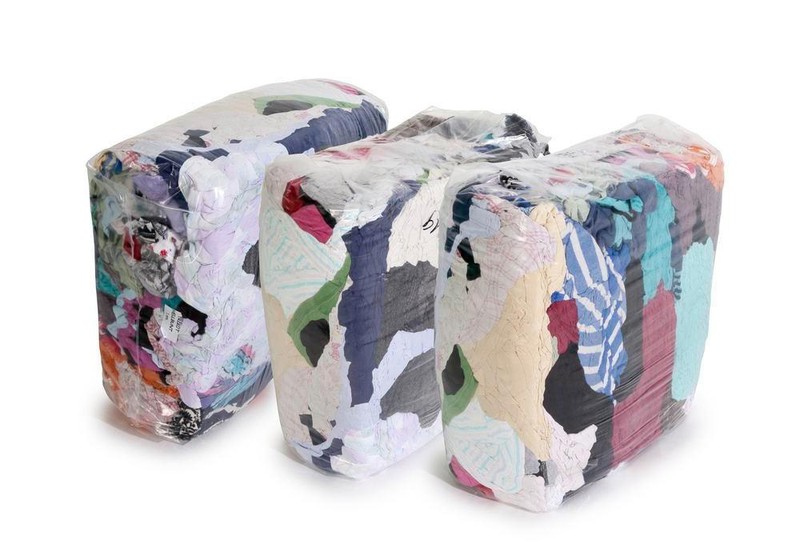 Trapos para limpieza industrial de algodón grueso de 5 kg de colores —  Sumtallfer, S.L.